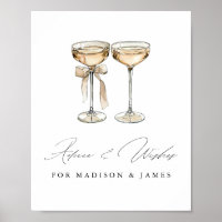 Brunch & Bubbly Watercolor Champagne Bridal Shower