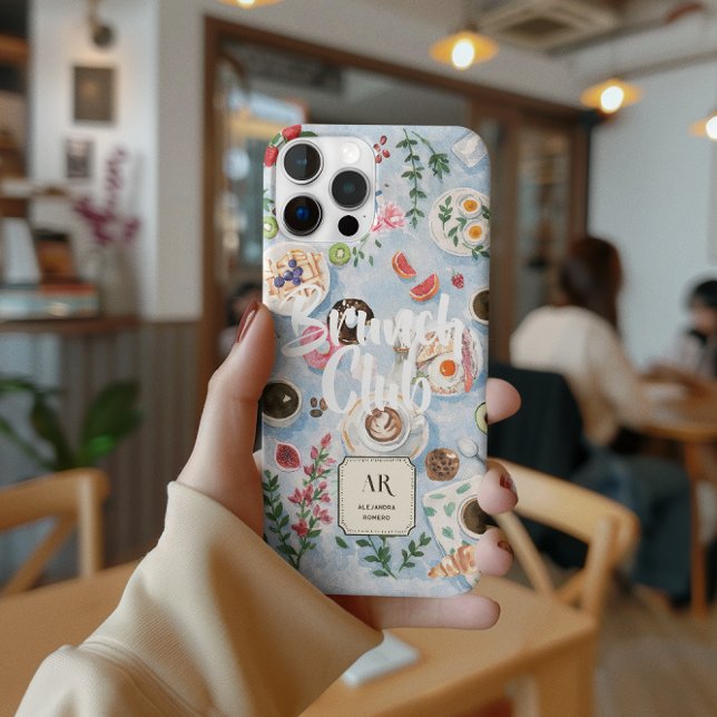 Brunch Club | Custom Monogram Case-Mate iPhone Case (Creator Uploaded)