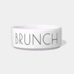 BRUNCH Feeding Bowl<br><div class="desc">To your furry BFF,  the only thing better than gobbling up yummy Sunday brunch treat would be getting to eat it in this elegant bowl!</div>