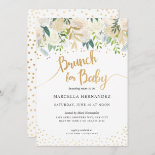 Brunch for Baby Baby Shower Invitation