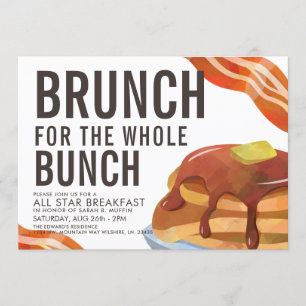 BRUNCH FOR THE BUNCH   Breakfast gathering invite