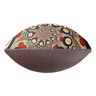 Brunch Fractal Art Funny Food, Tomatoes, Eggs American Football