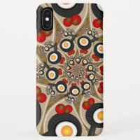 Brunch Fractal Art Funny Food, Tomatoes, Eggs