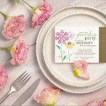 Brunch Garden Party Birthday Invitations<br><div class="desc">All template text can be changed and totally customised by you. If you need help,  click on the contact link above to send the designer a personal message.</div>