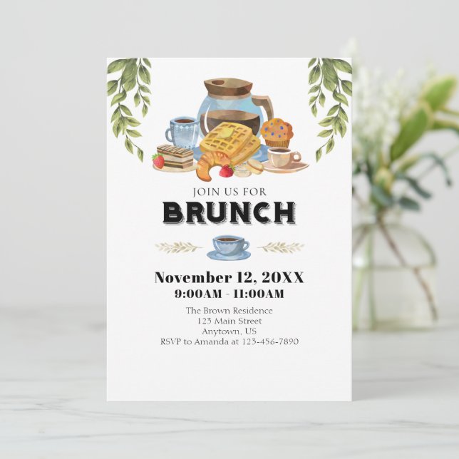 Brunch Invitation (Standing Front)