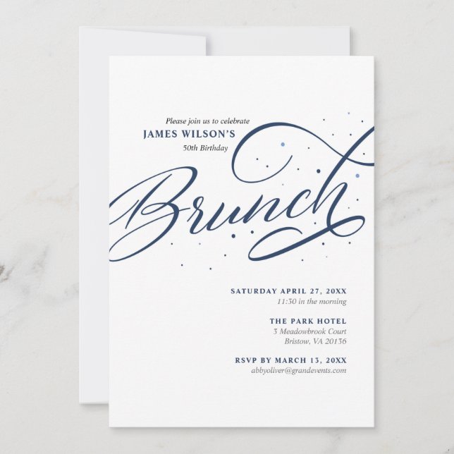 Brunch Invitation (Front)