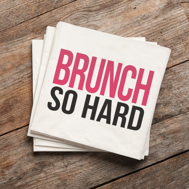 Brunch So Hard Napkin (Creator Uploaded)