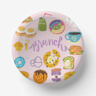 Brunch Squad Paper Plate