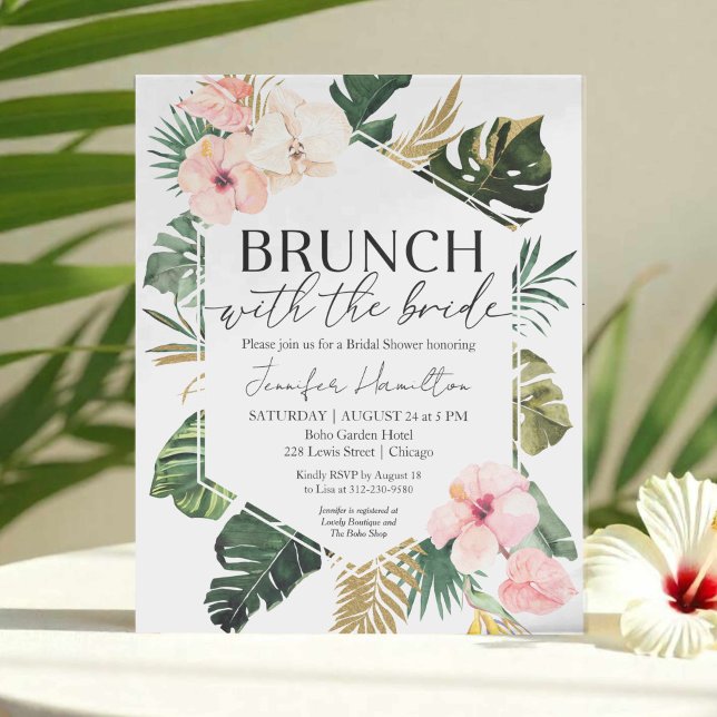Brunch with the Bride Bridal Shower Invitation (Creator Uploaded)