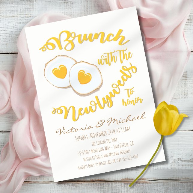 Brunch with the newlyweds Post Wedding Invitation (Creator Uploaded)