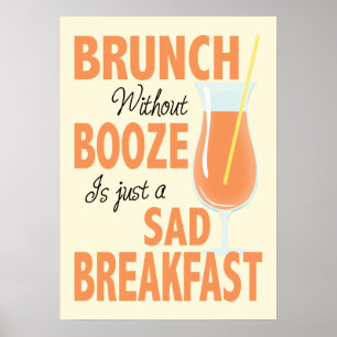 Brunch Without Booze Brunch Poster