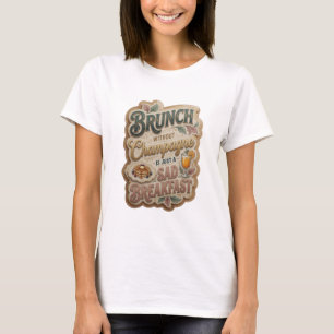 BRUNCH WITHOUT CHAMPAGNE IS JUST A SAD BREAKFAS v4 T-Shirt