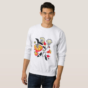 Brunches of flowers sweatshirt