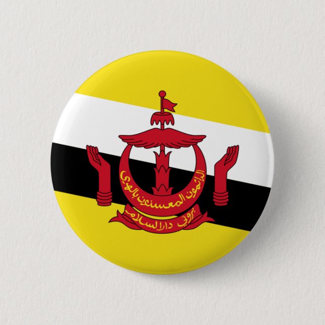 brunei 6 cm round badge (Front)
