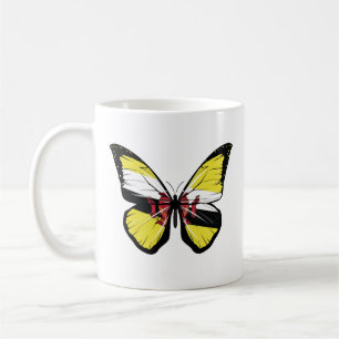 Brunei Butterfly Flag Coffee Mug
