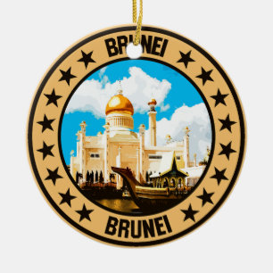 Brunei ceramic tree decoration