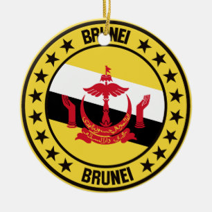 Brunei ceramic tree decoration