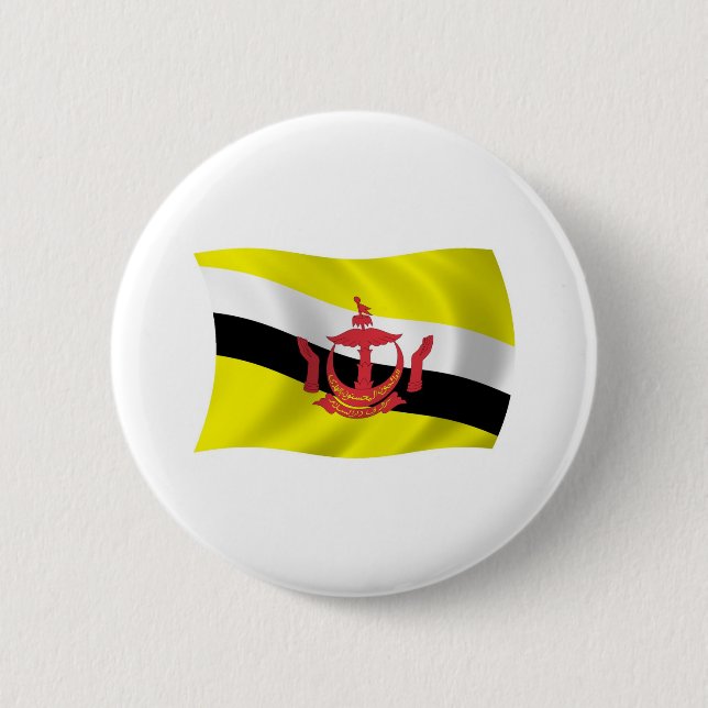 Brunei Flag Button (Front)