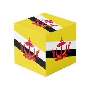 Brunei flag cube