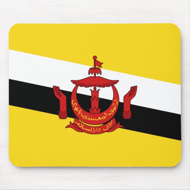 Brunei Flag Mousepad (Front)