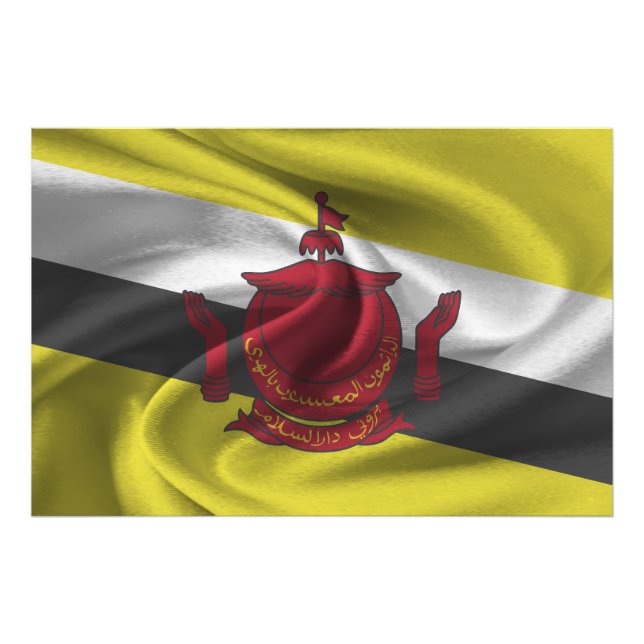 Brunei Flag Photo Print (Front)