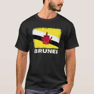 Brunei Flag   Support Bruneian People Women Men   T-Shirt