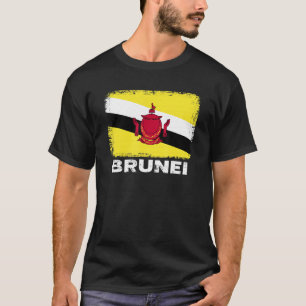 Brunei Flag   Support Bruneian People Women Men   T-Shirt