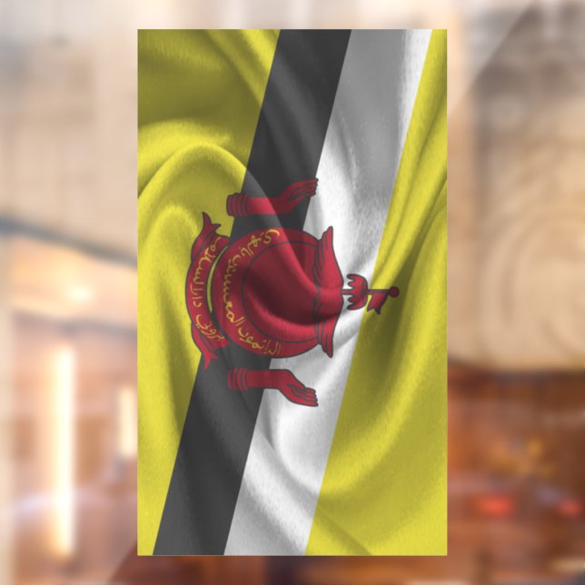 Brunei Flag Window Cling (Sheet 2)