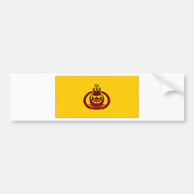 Brunei Royal Standard Flag Bumper Sticker (Front)