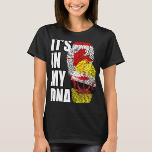 Bruneian And Canadian Mix DNA Flag Heritage T-Shirt