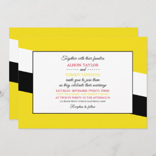 Bruneian Flag, Flag of Brunei Wedding Invitation