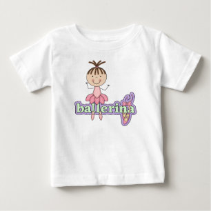 Brunette Ballerina - Pink Baby Tutu Bodysuit