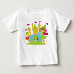 Brunette Fairy Princess Baby Sleeveless Dress T-Shirt
