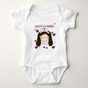 Brunette Mummy is a Nurse T-shirts and Gifts