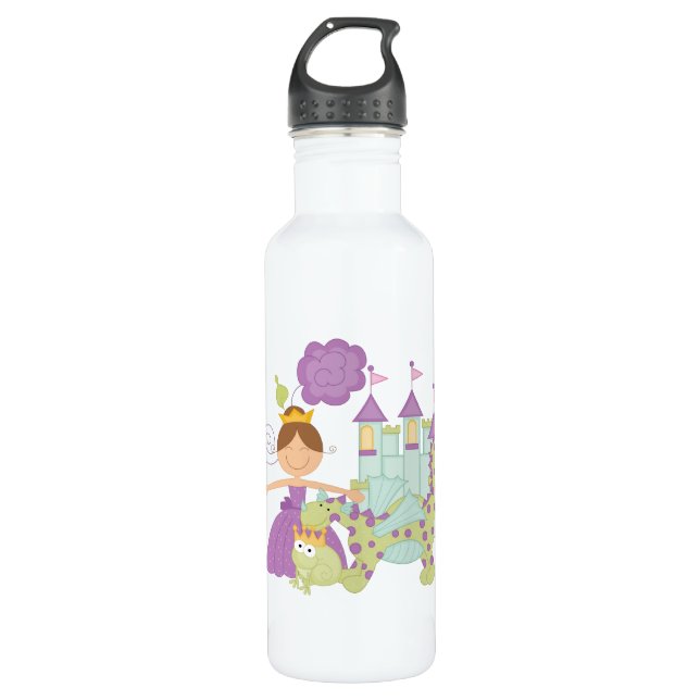 Brunette Princess 710 Ml Water Bottle (Front)