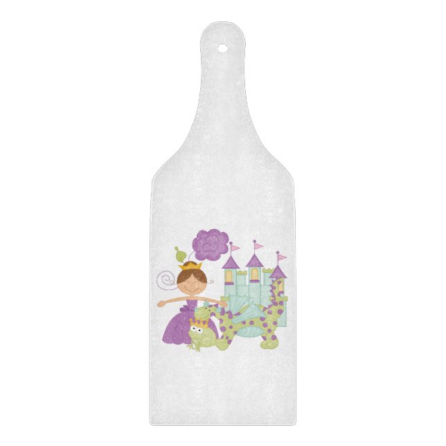Brunette Princess Cutting Board (Front)