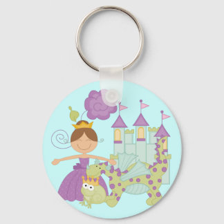 Brunette Princess Key Ring