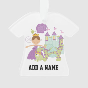 Brunette Princess Ornament