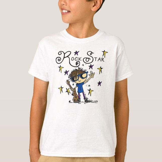 Brunette Rock Star T-Shirt (Front)