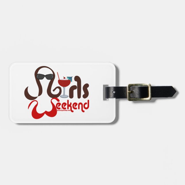 Brunettes in Bikinis - Girls Weekend Fun! Luggage Tag (Front Horizontal)