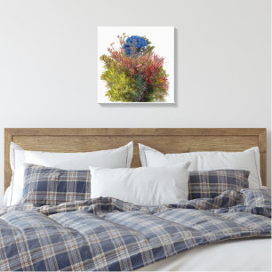 Brunia Protea Conebush Bouquet Mix Canvas Print