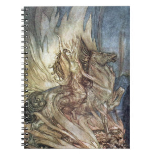 Brünnhilde and the funeral pyre of Siegfried Notebook