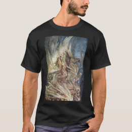 Brünnhilde and the funeral pyre of Siegfried T-Shirt