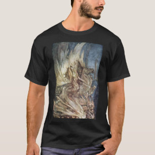 Brünnhilde and the funeral pyre of Siegfried T-Shirt
