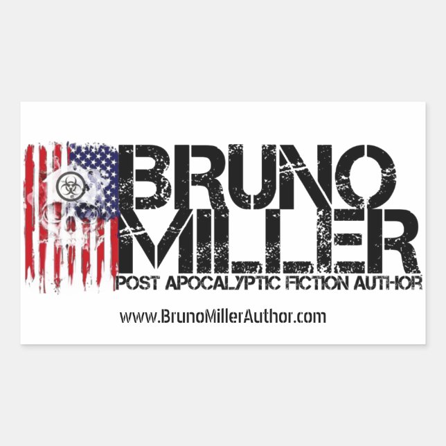 Bruno Miller logo sticker (Front)