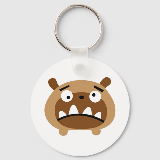 Bruno the dog key ring (Front)
