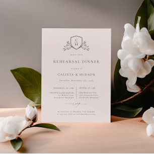BRUNSWICK CREST Wedding Rehearsal Dinner Invite