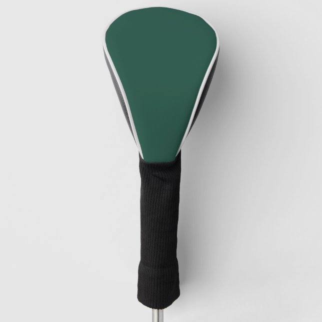Brunswick Green Solid Colour Golf Head Cover (Front)