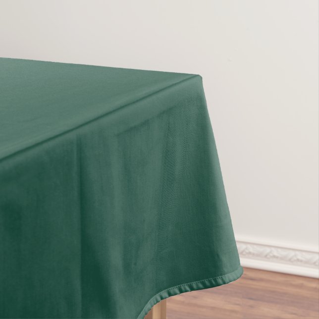Brunswick Green Solid Colour Tablecloth (In Situ)