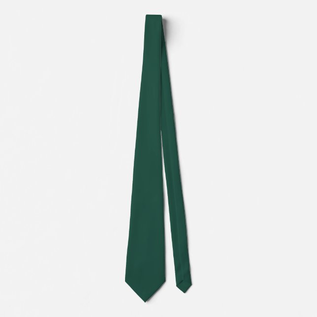Brunswick Green Solid Colour Tie (Front)